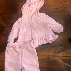 Ralph Lauren baby girl matching set
